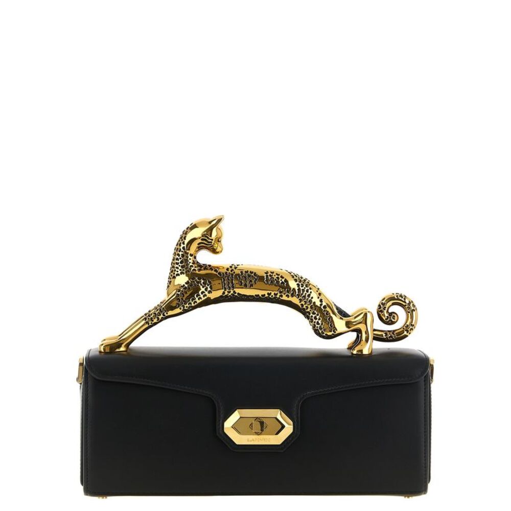 Lanvin Black Calfskin Women's Handbag